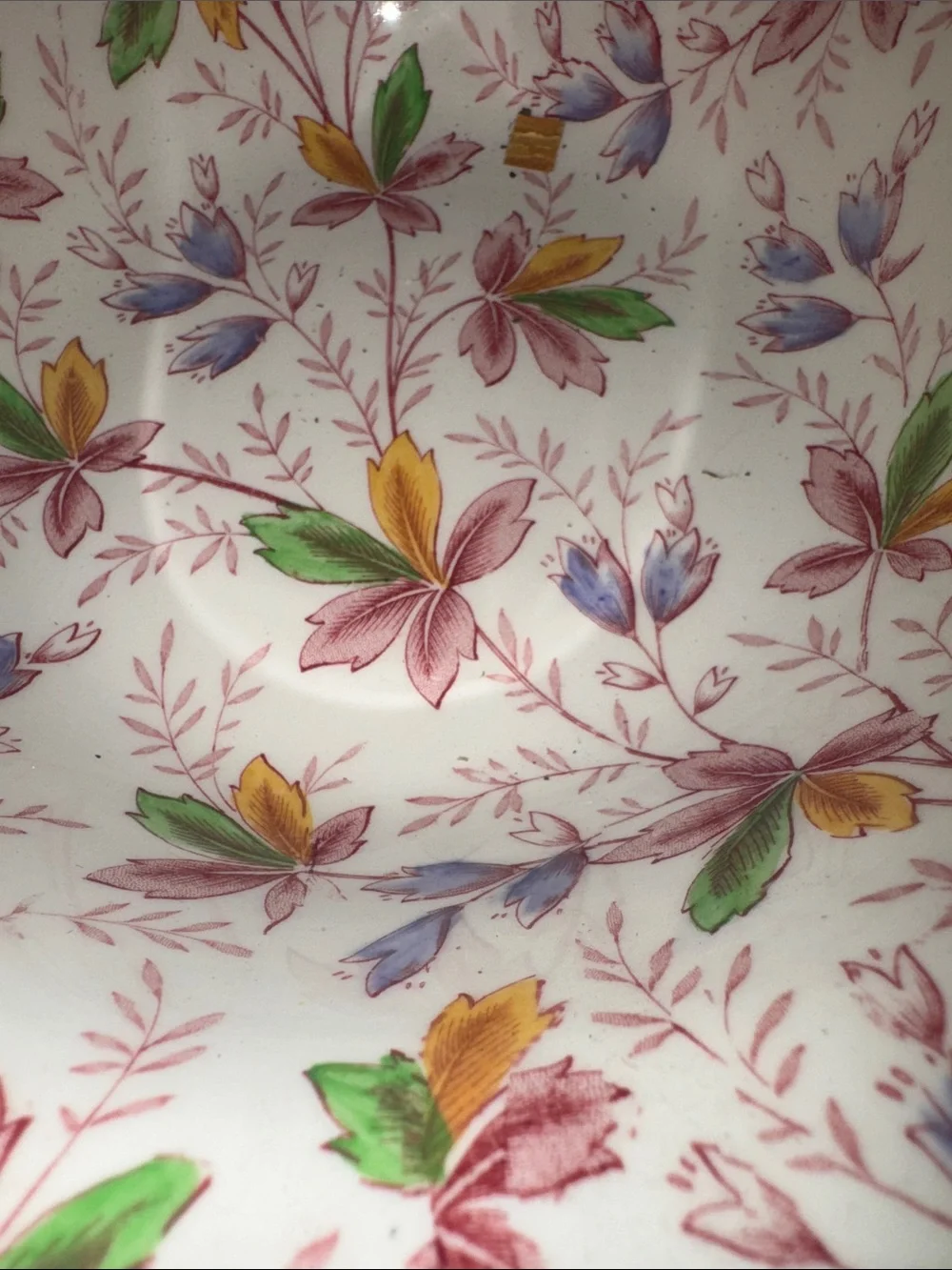 Vintage Royal Doulton Salisbury D6148 Scalloped Serving Bowl Floral Chintz Engl